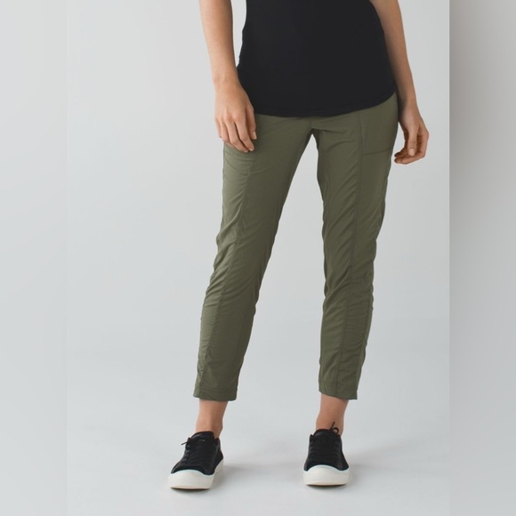 Lululemon Street To Studio Pant II- Fatigue Green/ Size 2 - Picture 1 of 13